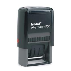 TRODAT PRINTY 4750/L2 DATER PAID RED/BLU TRODAT PRINTY 4750/L2 DATER PAID RED/BLU