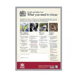 HEALTH AND SAFETY POSTER FRAMED A2 HEALTH AND SAFETY POSTER FRAMED A2