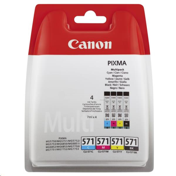 CANON CLI-571 IJ CART BCMY 0386C005 PK4