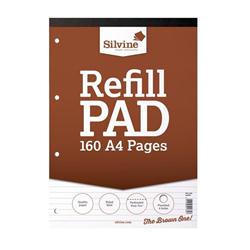 SILVINE A4 RFLPAD FEINT 160PGS A4RPF PK6