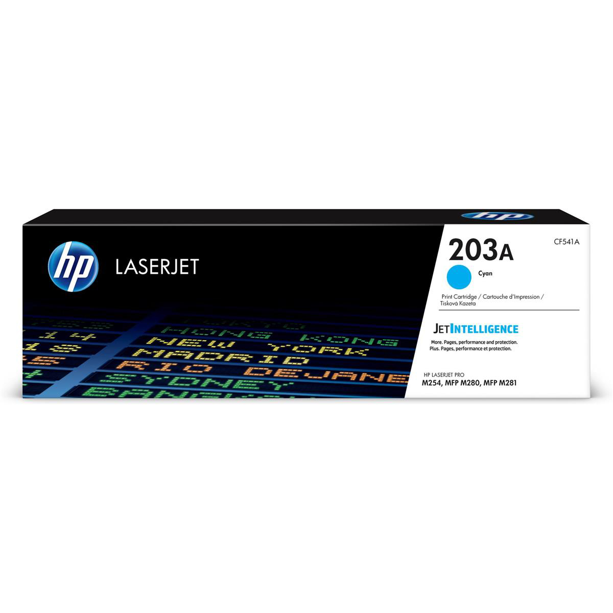 HP TONER CART 203A CYAN CF541A HP TONER CART 203A CYAN CF541A