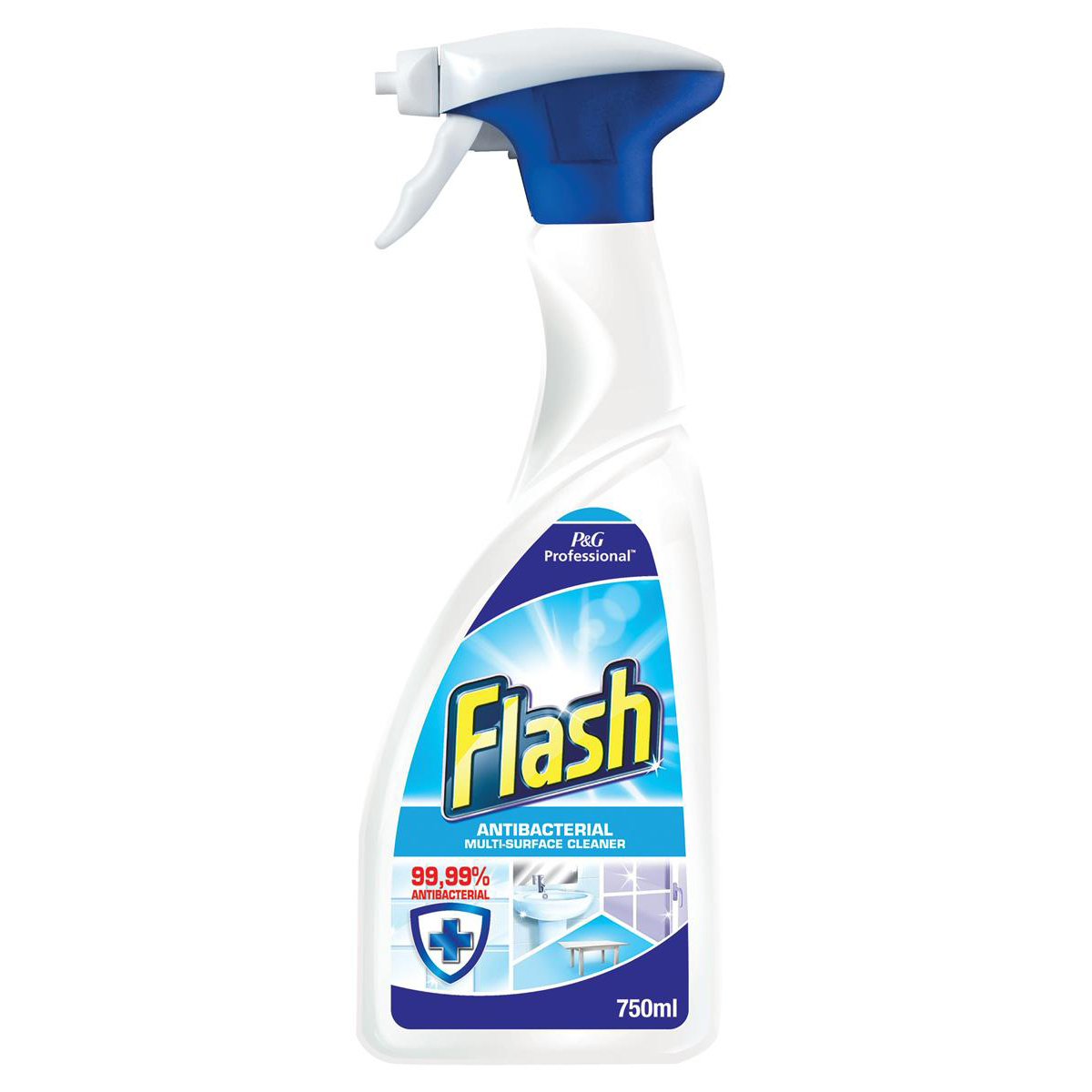 PROF FLASH DISINFECT MULTSURFSPRAY 750ML