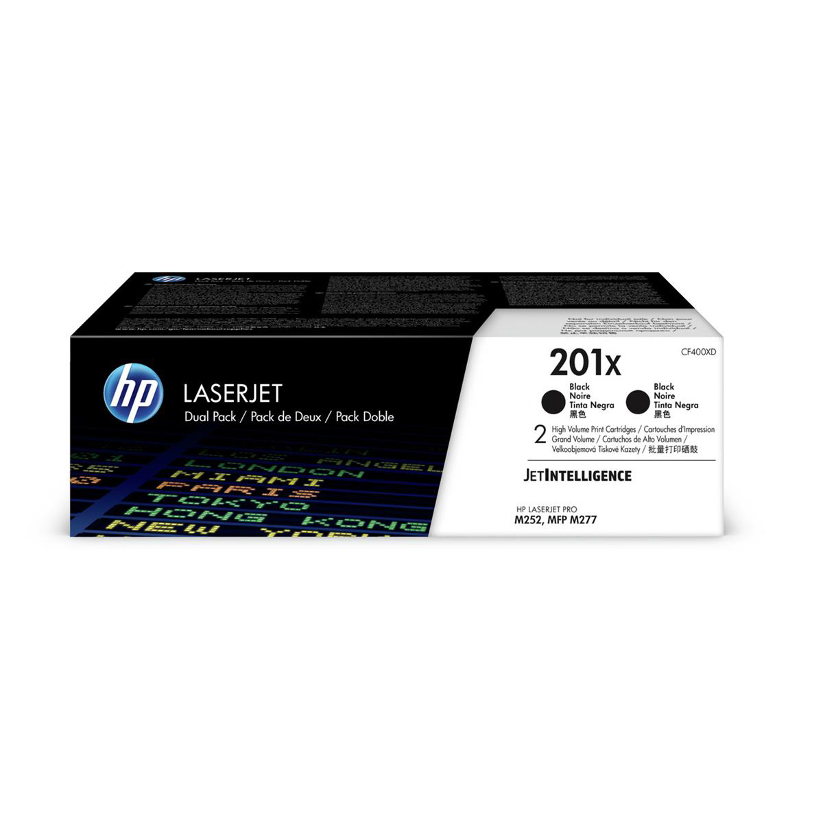 HP TONER CART 201X HY BLACK PK2 CF400XD HP TONER CART 201X HY BLACK PK2 CF400XD