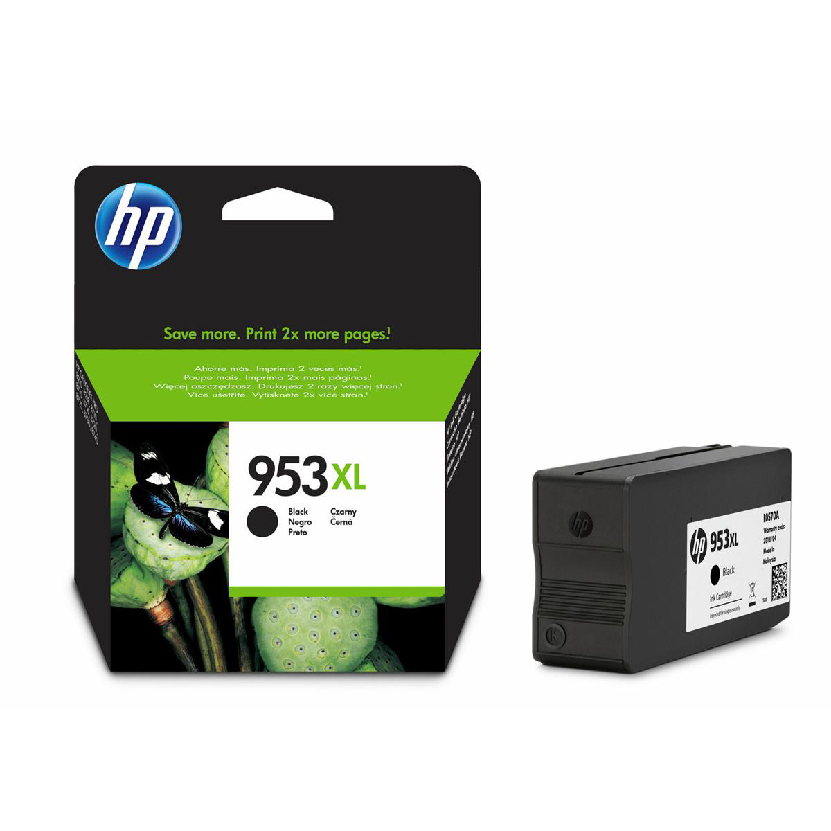 HP 953XL HY INK CART BLACK L0S70AE HP 953XL HY INK CART BLACK L0S70AE