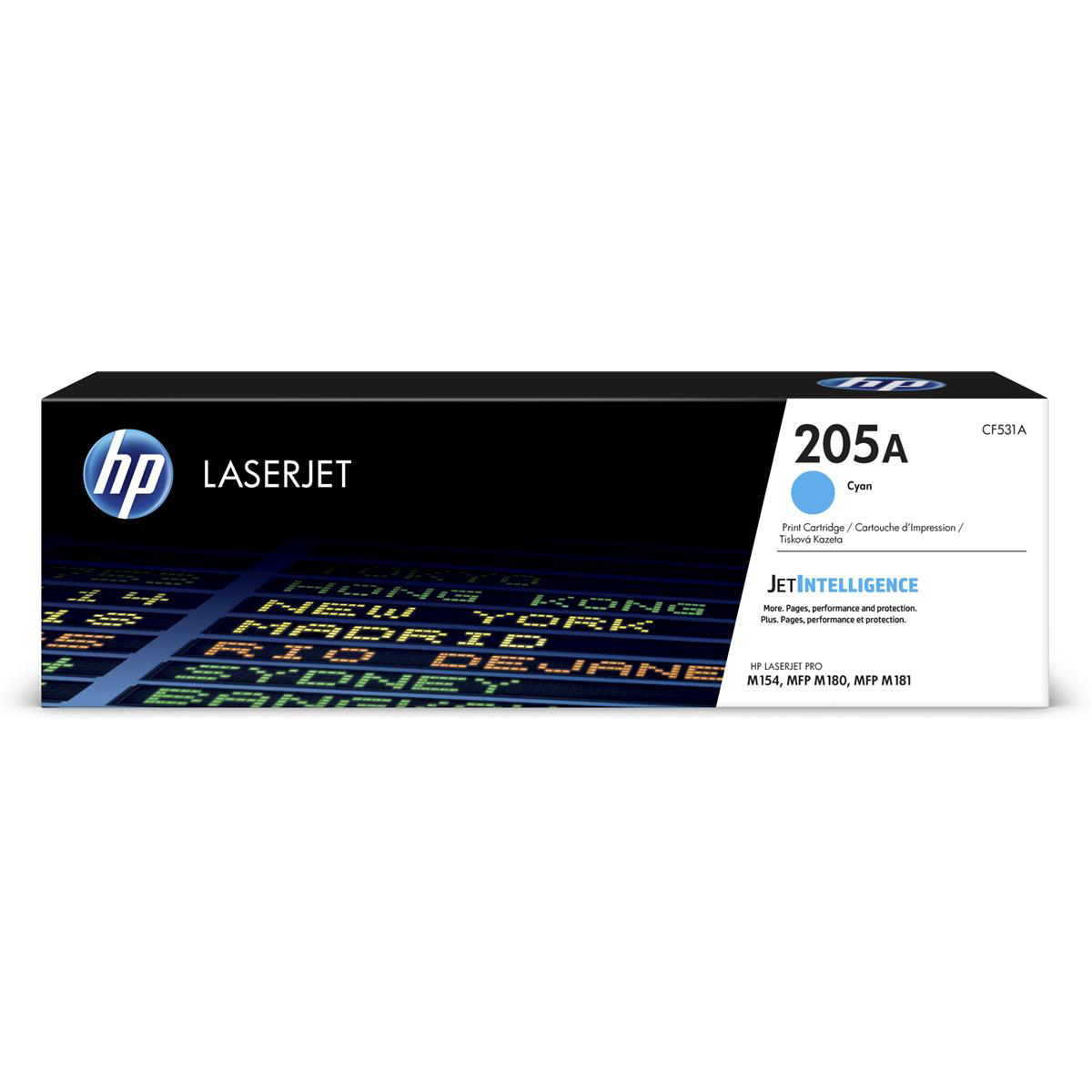 HP TONER CART 205A CYAN CF531A HP TONER CART 205A CYAN CF531A