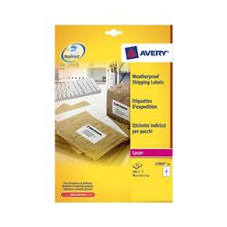 AVERY W/PROOF LABEL 8/SHT WHT L7993-25 AVERY W/PROOF LABEL 8/SHT WHT L7993-25
