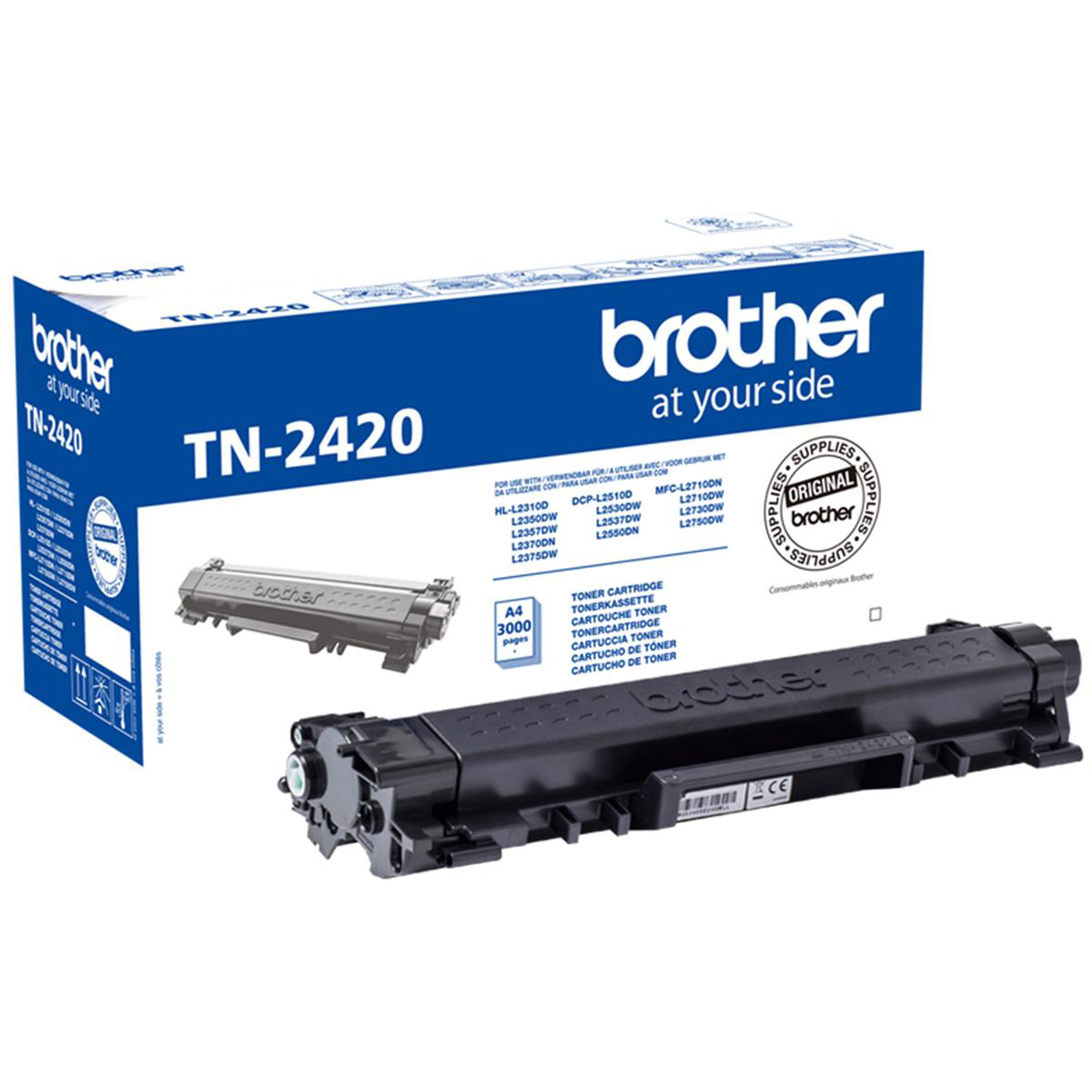 BROTHER TN2420 TONER CART HY BLACK