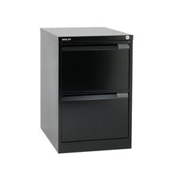 &BISLEY FILING CABINET 2DWR BLACK BS2E &BISLEY FILING CABINET 2DWR BLACK BS2E