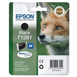 EPSON T1281 INK CART BLACK C13T12814012 EPSON T1281 INK CART BLACK C13T12814012