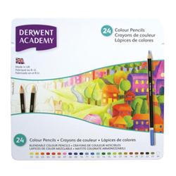 DERWENT ACADEMY COLPENCILS TIN24 2301938 DERWENT ACADEMY COLPENCILS TIN24 2301938