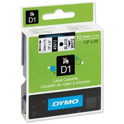 DYMO 4500 TAPE BK/WHT 45013/S0720530 DYMO 4500 TAPE BK/WHT 45013/S0720530