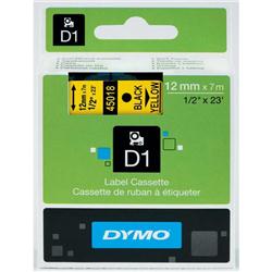 DYMO 4500 TAPE BLK/YELL 45018/S0720580