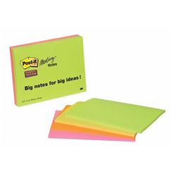 POST-IT S/STICKY MT/NOTES 8X6 NEON PK 4 POST-IT S/STICKY MT/NOTES 8X6 NEON PK 4