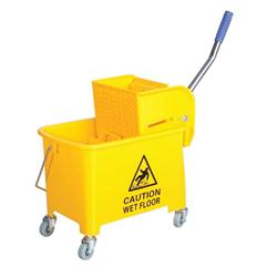 MOBILE MOP BUCKET ON CASTORS 20LT YELLOW MOBILE MOP BUCKET ON CASTORS 20LT YELLOW