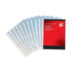5 STAR OFFICE PUNCHED PCKT A4 EMB PK100 5 STAR OFFICE PUNCHED PCKT A4 EMB PK100