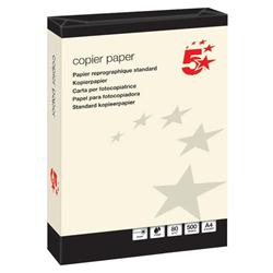 5 STAR TINT A4 80GSM LIGHT CREAM PK500 5 STAR TINT A4 80GSM LIGHT CREAM PK500