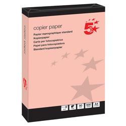 5 STAR TINT A4 80GSM LIGHT PINK PK500 5 STAR TINT A4 80GSM LIGHT PINK PK500