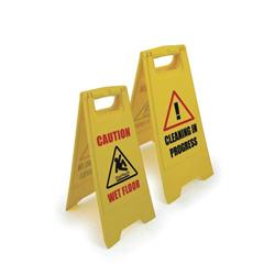 CLEAN IN PRO/WET FLR A FRAME FLOOR SIGN CLEAN IN PRO/WET FLR A FRAME FLOOR SIGN