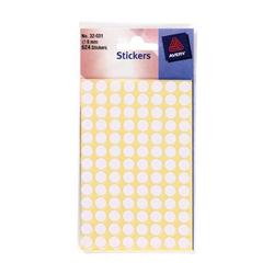 AVERY LABELS PACKET630 8MMDIA WHT 32-001