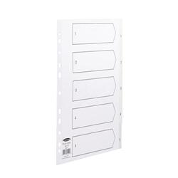CONCORD WHITE POLYPROP A4 1-5 INDEX CONCORD WHITE POLYPROP A4 1-5 INDEX