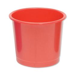 5 STAR PLASTIC WASTE BIN RED 5 STAR PLASTIC WASTE BIN RED