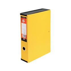 5 STAR OFFICE BOX FILE F/SCAP YELLOW PK5 5 STAR OFFICE BOX FILE F/SCAP YELLOW PK5