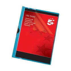 5 STAR OFFICE CLIP FOLDER 6MM BLUE PK25 5 STAR OFFICE CLIP FOLDER 6MM BLUE PK25
