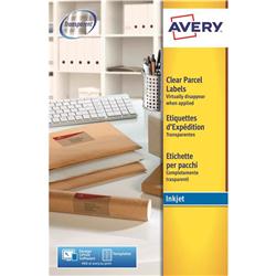 AVERY INKJETLBL 99.1X67.7 CLEAR J8565-25