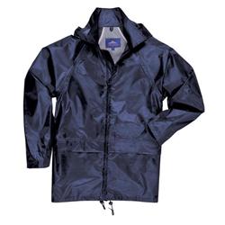 RAIN JACKET NAVY LARGE JA342430L SPLIT