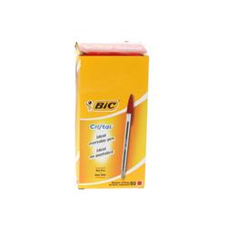 BIC CRISTAL BALL PEN MEDIUM RED PK50