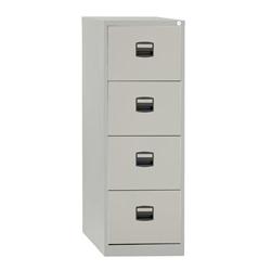 &TREXUS 4 DRAWER FILING CABINET GREY &TREXUS 4 DRAWER FILING CABINET GREY