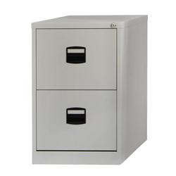 &TREXUS 2 DRAWER FILING CABINET GREY &TREXUS 2 DRAWER FILING CABINET GREY