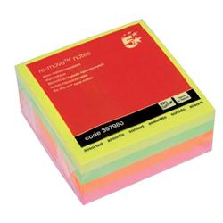 5 STAR RE-MOVE NOTE CUBE 76X76 NEON