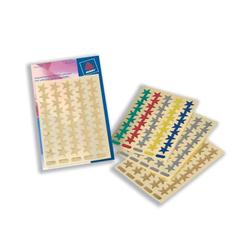 AVERY LABEL STARS 14MM ASSORTED PK90