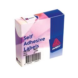 AVERY LABEL ROLL ROUND 19MM WHITE 24-404