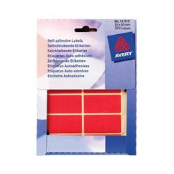 AVERY LABELS 50X25MM RED PK330 16-313