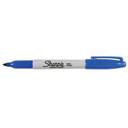 SHARPIE FINE PERM MKR BLUE S0810950 PK12