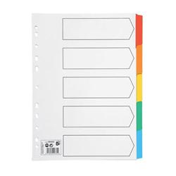 5 STAR DIVIDERS 5 PART A4 MYLAR M/COL 5 STAR DIVIDERS 5 PART A4 MYLAR M/COL