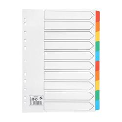5 STAR DIVIDERS 10 PART A4 MYLAR M/COL 5 STAR DIVIDERS 10 PART A4 MYLAR M/COL