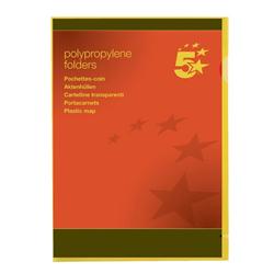 5 STAR OFFICE PP FOLDER YELLOW PK25 5 STAR OFFICE PP FOLDER YELLOW PK25