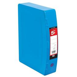 5 STAR PREMIER POLYPROP BOX FILE BLUE