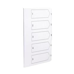 CONCORDINDX A4 1-5 UNPCH WHT 75101 PK20 CONCORDINDX A4 1-5 UNPCH WHT 75101 PK20