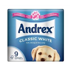 ANDREX T/ROLL CLASSIC CLEAN PK9 ANDREX T/ROLL CLASSIC CLEAN PK9