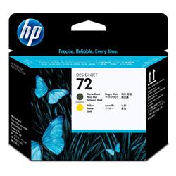 HP INK 72 P/HEAD MATT BLK & YLW C9384A HP INK 72 P/HEAD MATT BLK & YLW C9384A