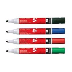 5 STAR DRYWIPE MARKER BULLET ASST PK12 5 STAR DRYWIPE MARKER BULLET ASST PK12