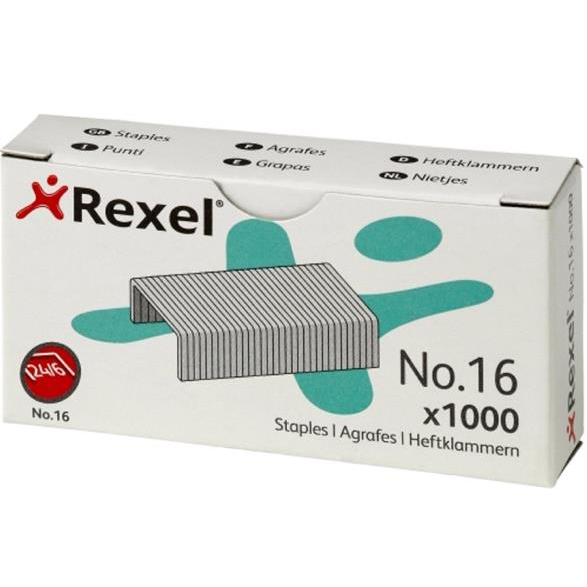 REXEL 16 STAPLES 6MM 06121 BXD 1000
