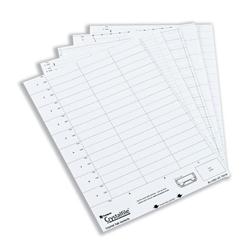 REXEL C/FILE INSERTS WHT PACK 51 REXEL C/FILE INSERTS WHT PACK 51