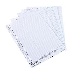 REXEL C/FILE LTR FILE TAB INSRT WHT PK57 REXEL C/FILE LTR FILE TAB INSRT WHT PK57