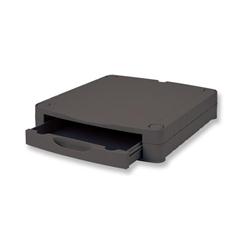 MONITOR RISER & DRAWER BLACK