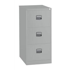 &TREXUS 3 DRAWER FILING CABINET GREY &TREXUS 3 DRAWER FILING CABINET GREY